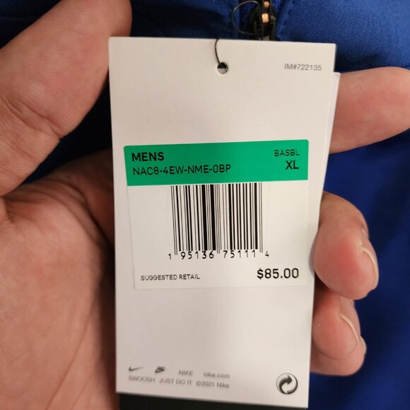 Nike New York Mets Authentic Collection UV 1/4 Zip Pullover XLarge XL New Mens - Picture 11 of 12